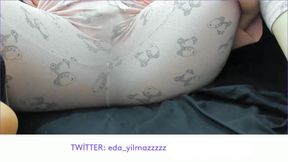 Masturbation in Pajamas - Pussy Caressing in Pajamas