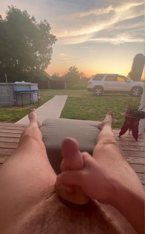 Ended the Weekend with a Load on the Back Porch