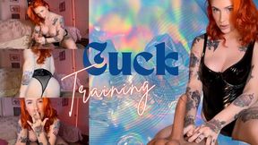 Cuck Training: Suck & Ride with my big dick torso toy