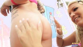 ”Karmen Karma & Adorable PAWG Friend go Sloppy Gaggin”