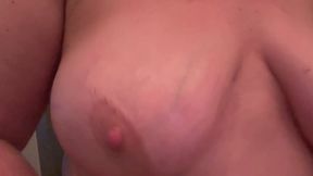 POV Sexy Black Lace Bra Covering Badass Big Triple D Tits Until ITake it Off & Rub on Them for Intense Pleasure.