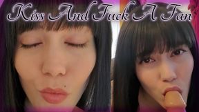 Kiss And Fuck A Fan Fantasy - Lunasha invites you over for passionate making out and sex because you're a real hairy bush lover
