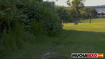 Busty Latina MILF gets fucked in the field