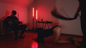 Tied Up Husband And Called The Master Of Bdsm