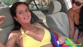 Emily Kae In Street Titty Flashes