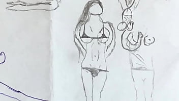 Some Nice naked pics drawed ms.x part.1