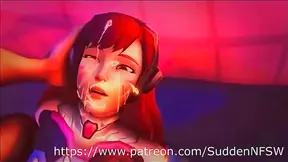 Mei Widowmaker Share steamy Solo Fantasies in Hot Hentai Encounter