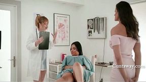 Sneaking Around Fucking Stepmom While Doctor Checks Me - Penny Barber, Summer Col