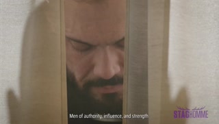 Staghomme - Cabal henchman Nik Fros gives Bastian Karim sensual rimjob