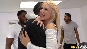 Interracial Gangbang with Anal Whore Sarah Vandella