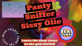 CampSissyBoi's Sissy Cheer: Panty Sniffing Seduction