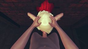 Superwoman Gloryhole Surprise – Park Deepthroat BJ & Titjob – Massive Cum Load Fills Heroine's Mouth