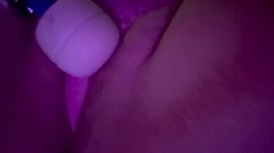 Teasing my pussy through my panties