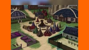 Sabia prepares for red God's arena. 3D porn cartoon sex