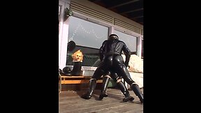 Roxina Rubber Biker Sex X