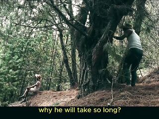 LIL TIMY SCREWS ME IN THE CENTRE OF THE FOREST