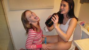 Cutie with round ass Bella fucks with her hot girlfriend Tiffanie