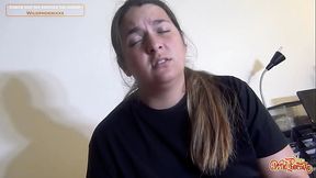 Lazy Night: Reluctant Handjob for a Pestering Partner
