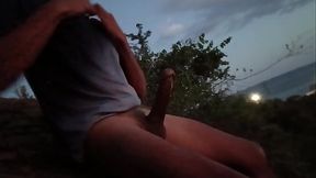 RISKY PUBLIC MASTURBATION, I can'_t resist orgasm and I cum hard