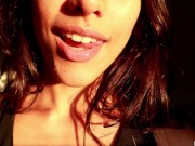Mi gran lengua larga con mucha saliva - Fetiche -