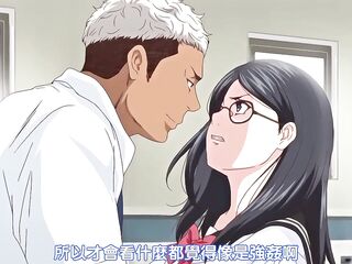 Lustful, toon hottie with glasses is sucking a emo hard penis balls unfathomable and getting screwed