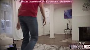 Raw Spanish studs bang desperate subs' asses in dirty threesomes