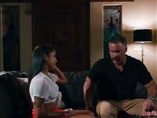 Large melons Cory Pursue loves full submission to her spouse.The breasty mother i'd like to fuck lets her chap screw neighbors small stepdaughter during the time that licking her hirsute snatch.