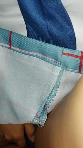 Otaku in Cosplay Marin Gets Anal Sex