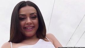 Latina 18yo Martina Smeraldi gets wild in the great outdoors!