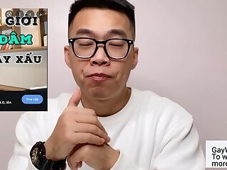 This Vietnamese guy teach you about sex and shows off his cock