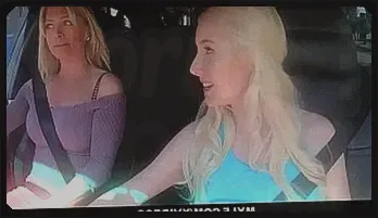 Lesbian MILF Teen Scissoring in Car - Vera Bliss and Serene Siren