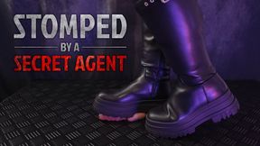 Heavy Stomped by a Secret Agent in Black Platform Boots (Close Version) - TamyStarly - Cock Balls Crush Trample, Shoejob, Bootjob, CBT, Ballbusting, Trampling, Stomping