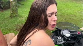 SEXO ANAL EM CIMA DA MOTO