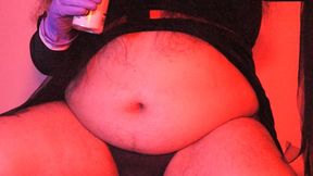 Big Bloated Belly Burps and Femboy Fat Navelplay Pt 2 #tummytuesday
