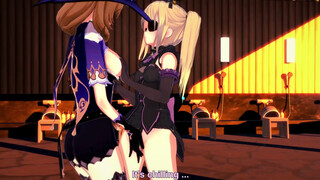 Lisa Teaches Fischl A Lesson (Genshin Impact)