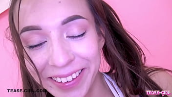 Innocent teen swallows stepdad's cum