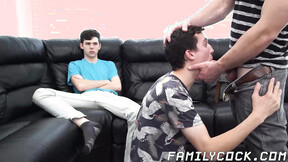 Bisex guys Dakota & Jack devour Greg McKeons commanding meat