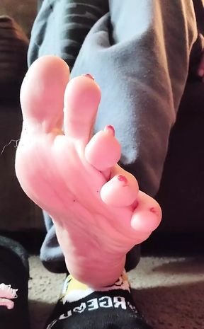 Morning Feet and Teasing