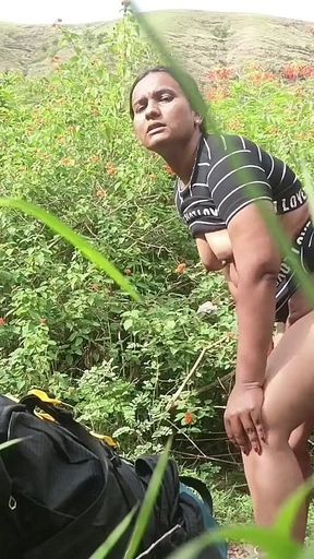 Desi Indian Kavita Fuck in Jungle Like Whore