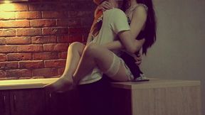 spooky boogie - petite maid seduces her owner