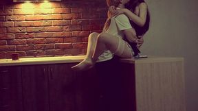 spooky boogie - petite maid seduces her owner