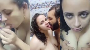 Thick fat Bangladeshi Bihari aunty taar boyfriend er shaathe noshtami korar blue film