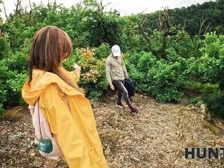 HUNT4K. Met a undressed stranger with wonderful breasts in the forest