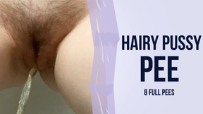 Hairy Pussy Pee