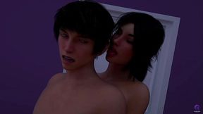 Sharing A Bed With My Big Booty Step Sister - 3D Hentai Animated Porn - Milfy City