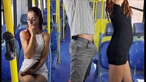 Estudante sendo encoxada no ônibus em publico!
