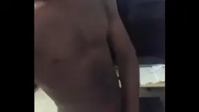 Black Jamaican Stud Jacks Off In IntenseGay BBC Session