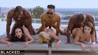 BLACKED -  Teanna Trump, Adriana Chechik, and Vicki Chase in a BBC GB. Nuff said.