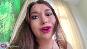 POV Tiny Man Gets Crushed by Futa Cock