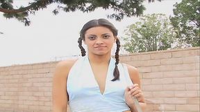 Slender Pig Tailed Teen Fucks a Stranger and Loves the Dick